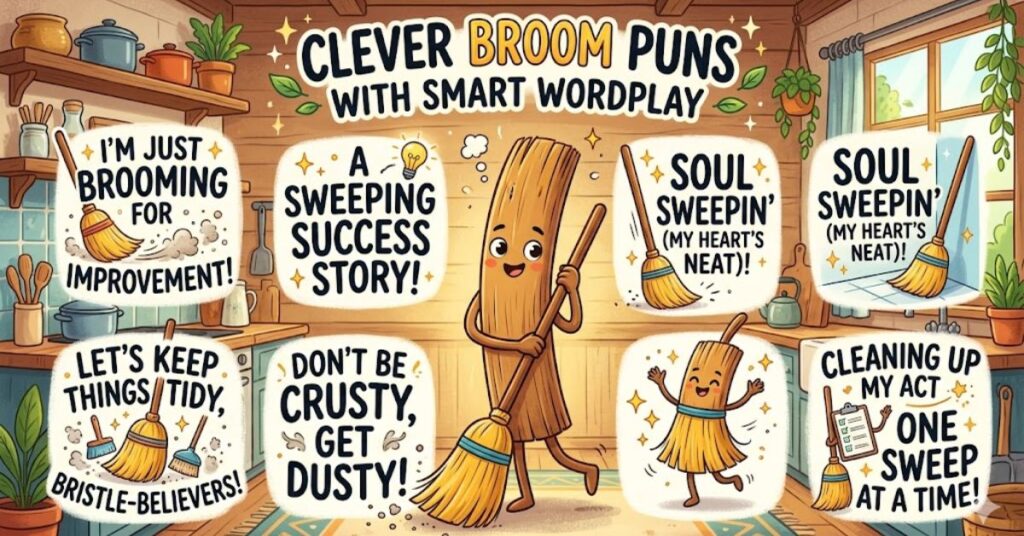Clever Broom Puns With Smart Wordplay