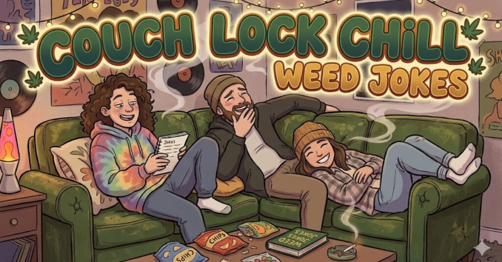 Couch Lock Chill Weed Jokes