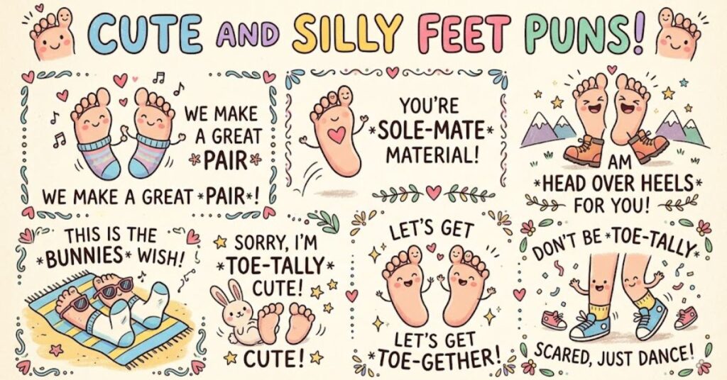 Cute and Silly Feet Puns
