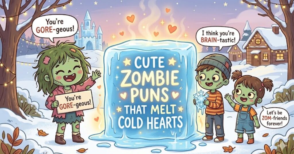 Cute Zombie Puns That Melt Cold Hearts