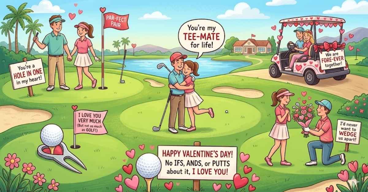 Golf Valentine’s Day Puns