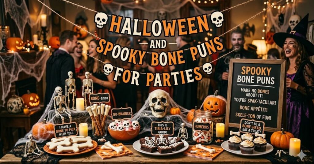 Halloween and Spooky Bone Puns for Parties