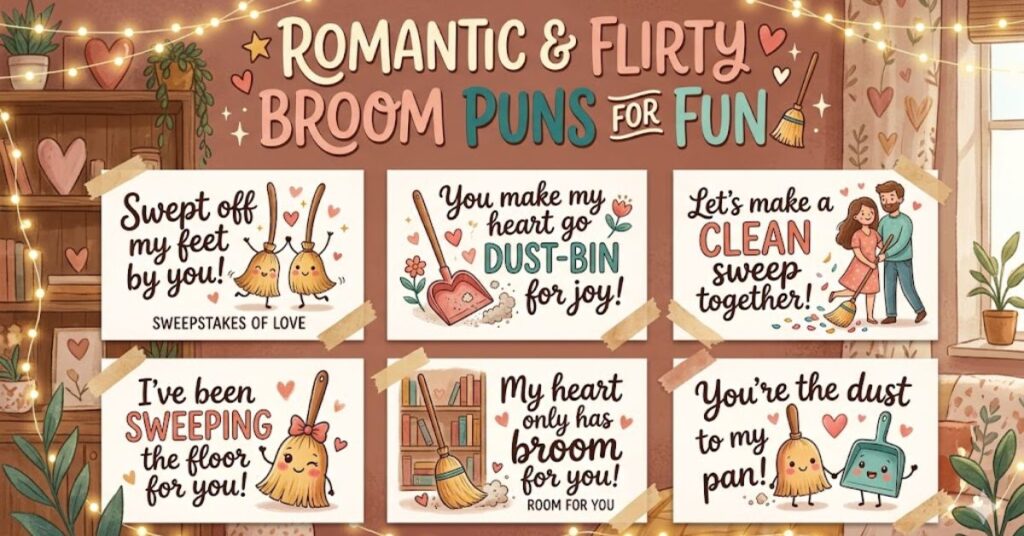 Romantic And Flirty Broom Puns For Fun