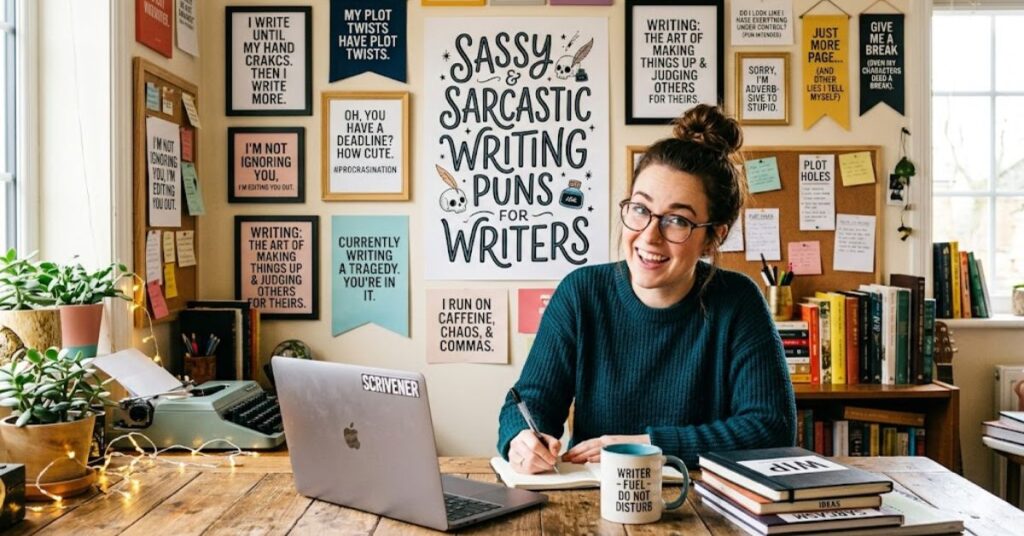 Sassy And Sarcastic Writing Puns For Writers