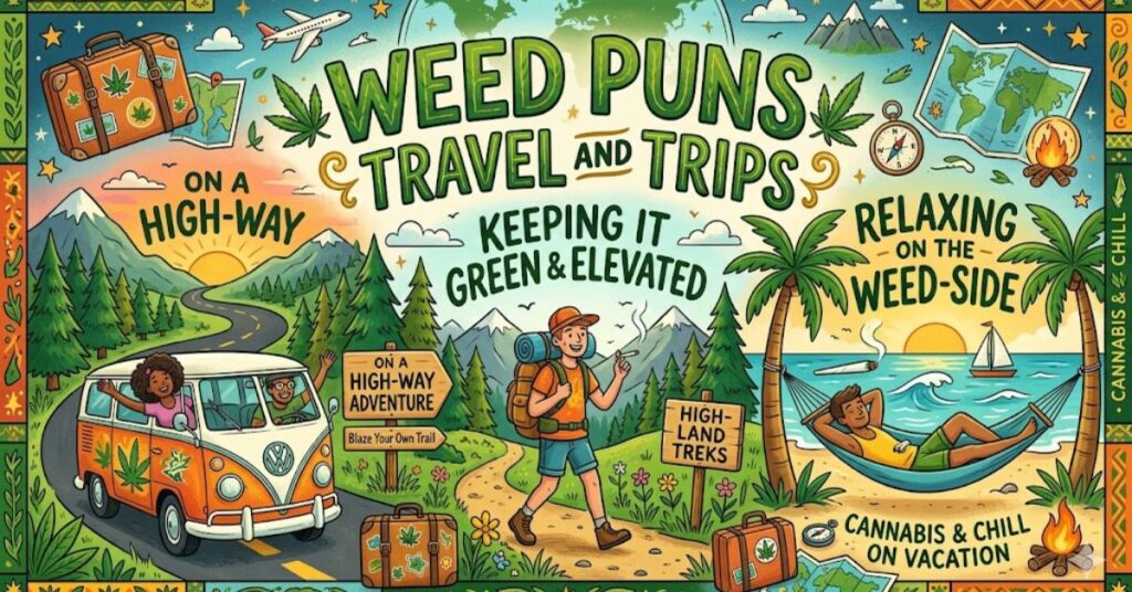 Weed Puns for Travel and Trips