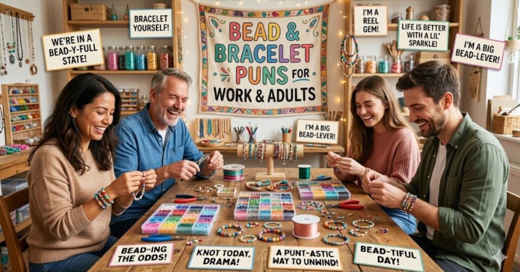 Bead & Bracelet Puns for Work & Adults