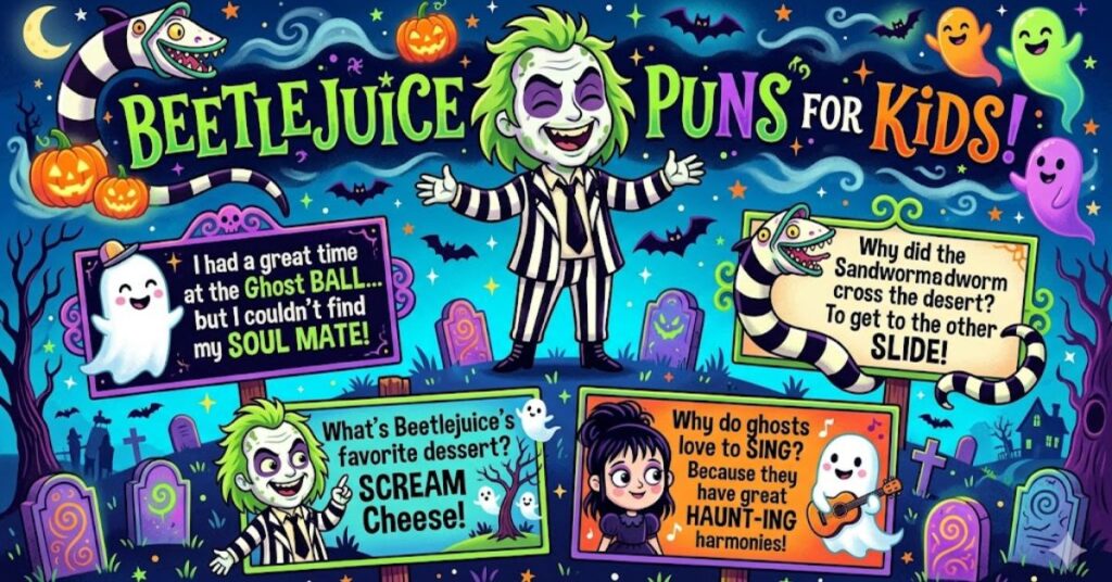 Beetlejuice Puns For Kids