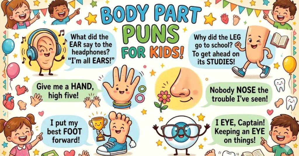 Body Part Puns for Kids