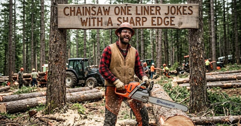 Chainsaw One Liner Jokes With a Sharp Edge
