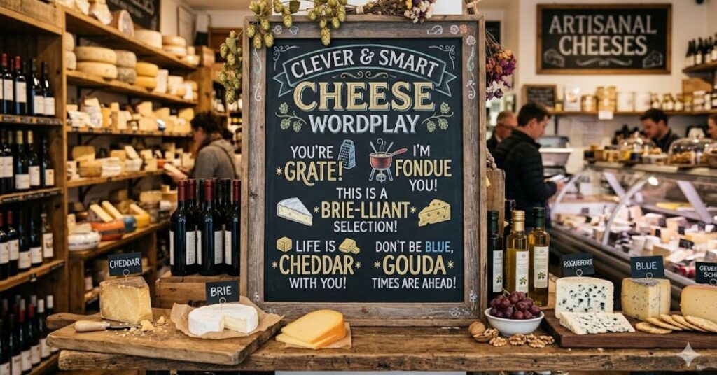 Clever & Smart Cheese Wordplay