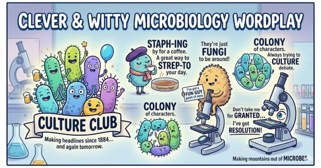 Clever and Witty Microbiology Wordplay