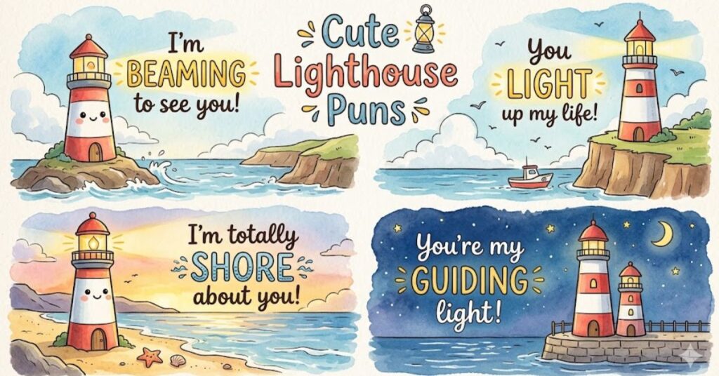 Cute Lighthouse Puns