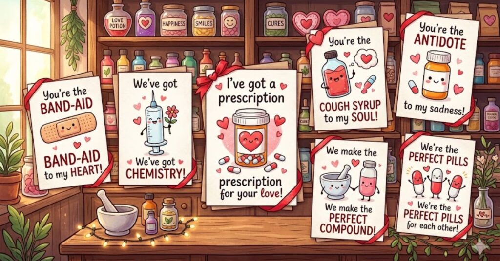 Cute Pharmacy Valentines Puns
