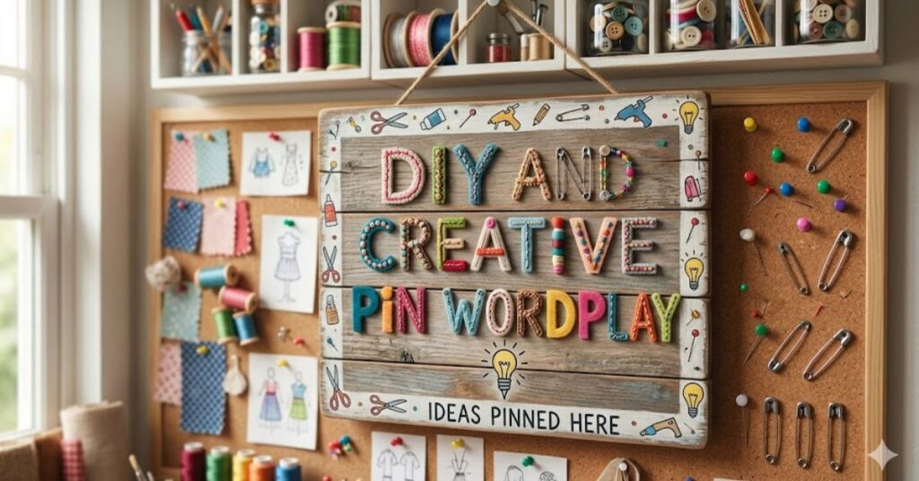 DIY And Creative Pin Wordplay