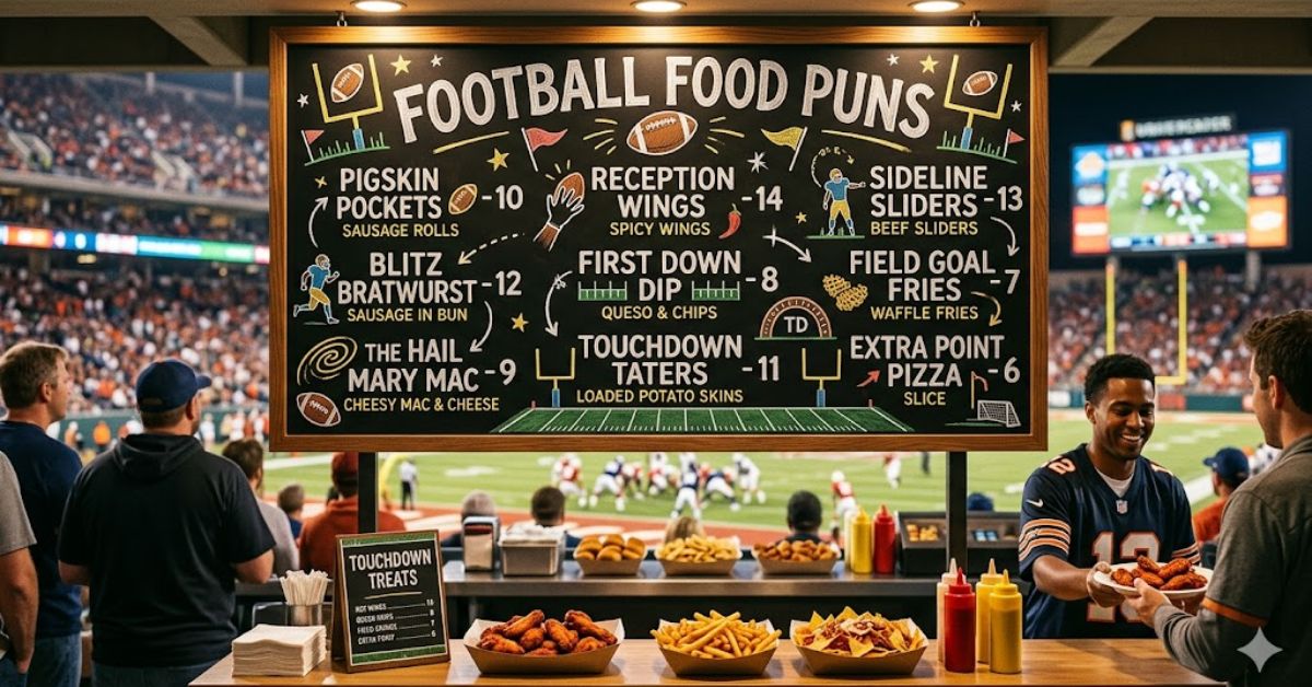 Football Food Puns