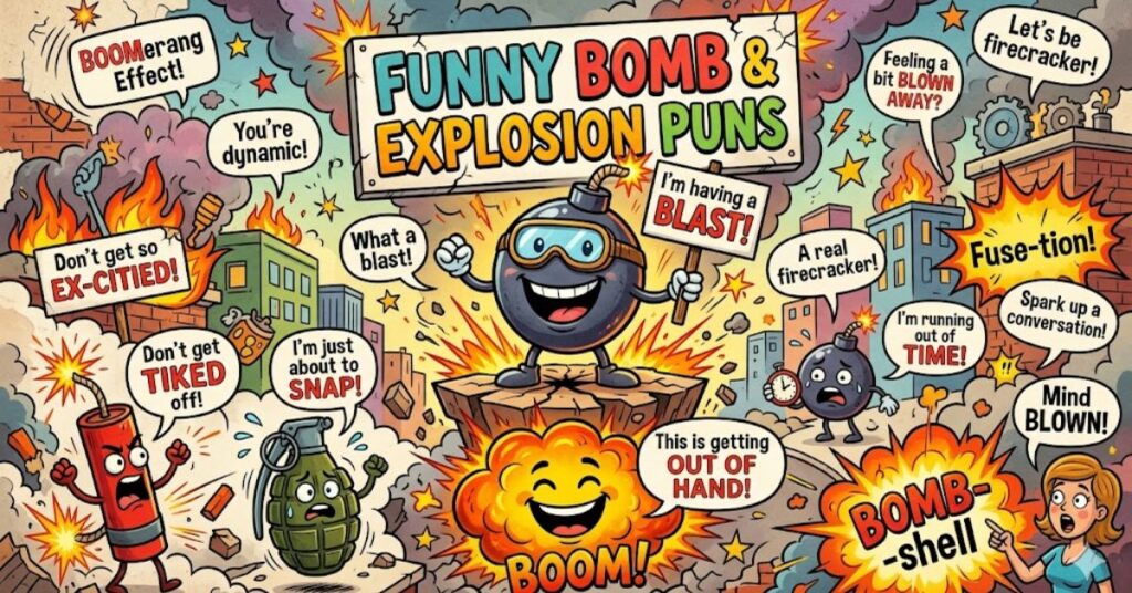 Funny Bomb & Explosion Puns
