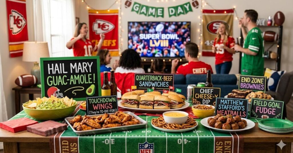 Funny Super Bowl Food Pun Names