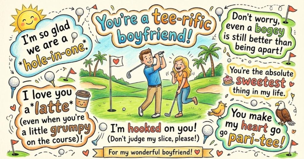 Golf Puns for Boyfriend