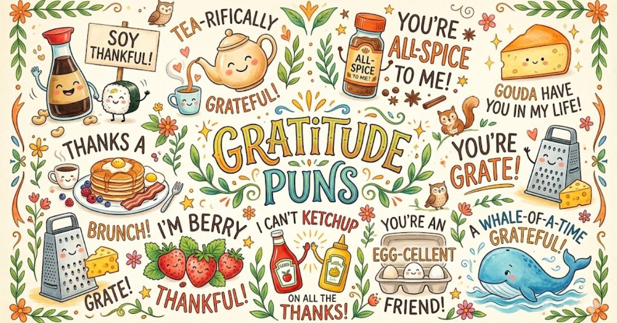 Gratitude Puns