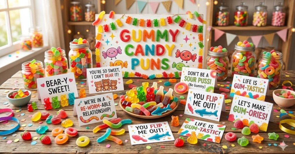 Gummy Candy Puns