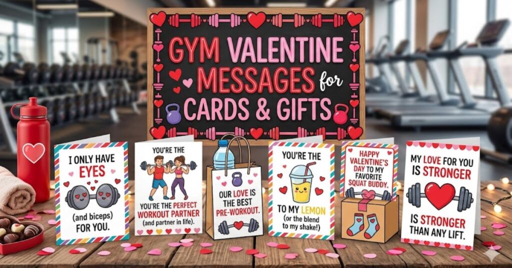 Gym Valentine Messages for Cards & Gifts