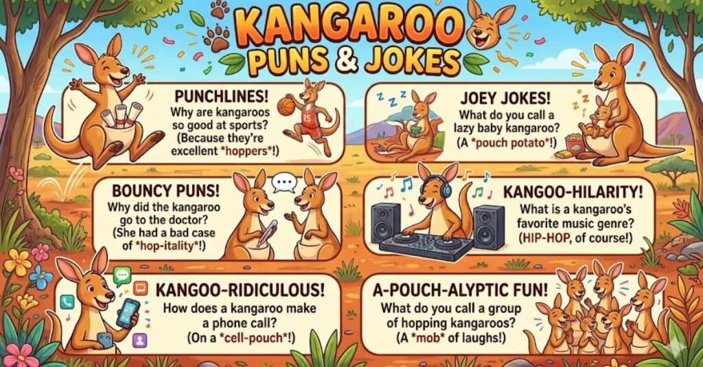 Kangaroo Puns & Jokes