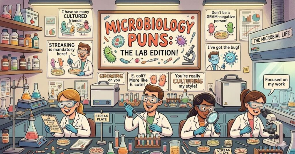 Lab and Work Microbiology Puns