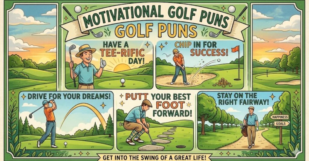 Motivational Golf Puns