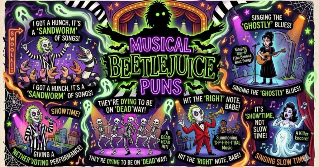 Musical Beetlejuice Puns