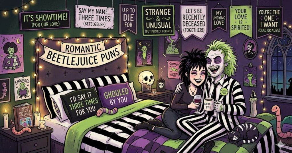 Romantic Beetlejuice Puns