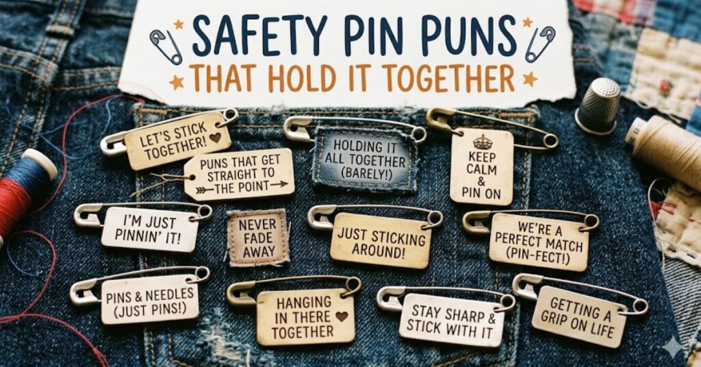 Safety Pin Puns That Hold It Together