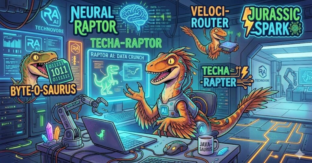 Technology & AI Raptor Puns