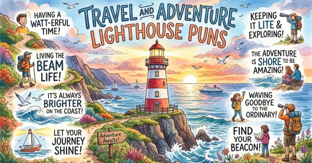 Travel And Adventure Lighthouse Puns