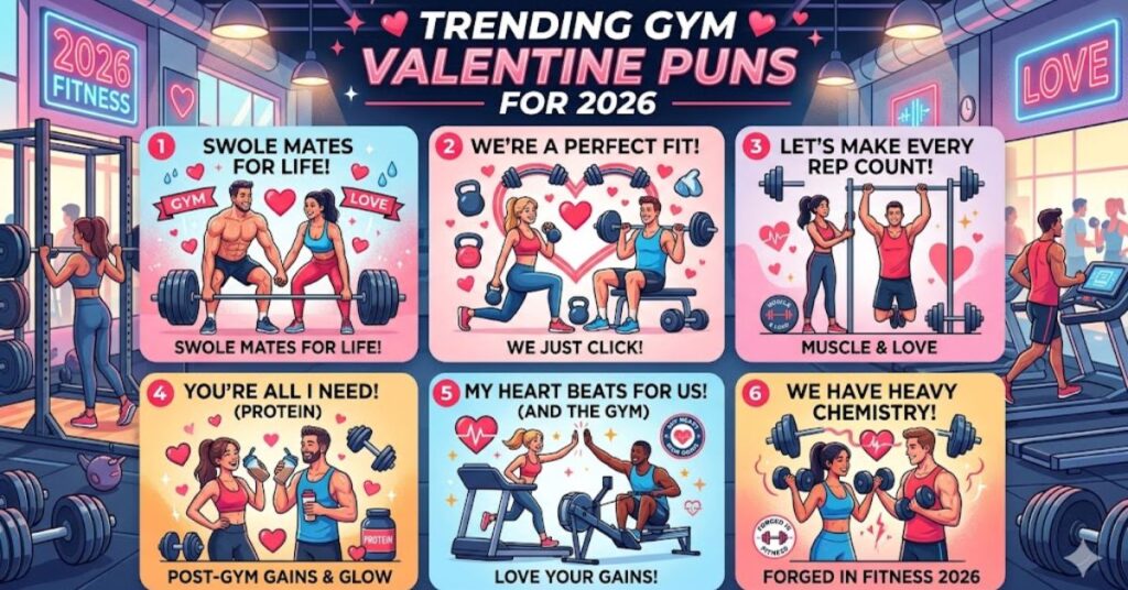 Trending Gym Valentine Puns for 2026