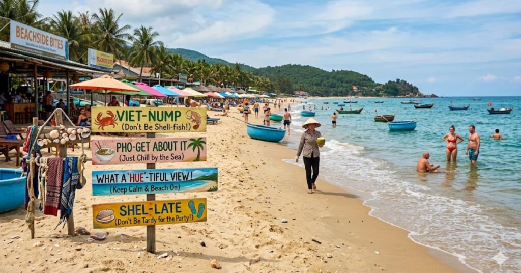 Vietnam Beach and Coastal Puns
