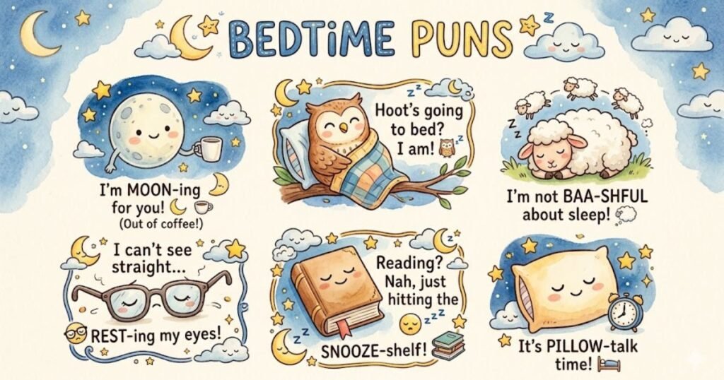 Bedtime Time Puns