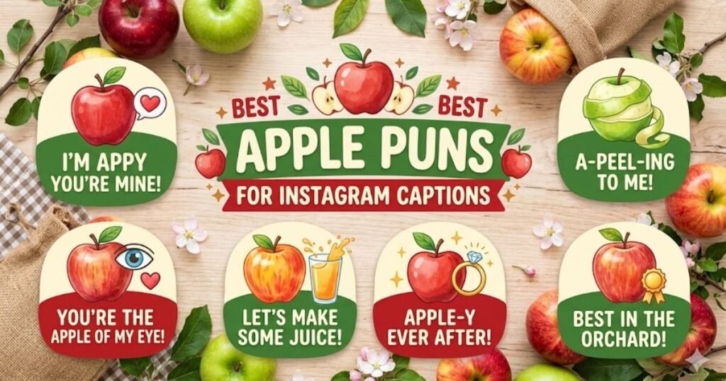 Best Apple Puns for Instagram Captions