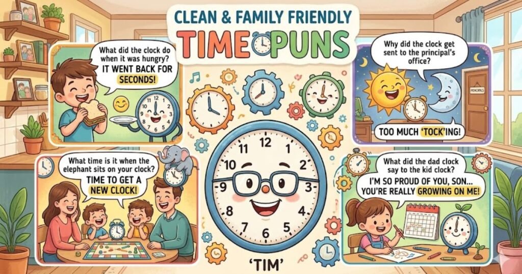 Clean and Family Friendly Time Puns