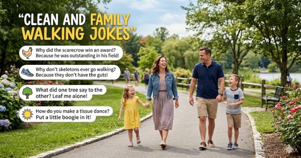 Clean and Family Friendly Walking Jokes