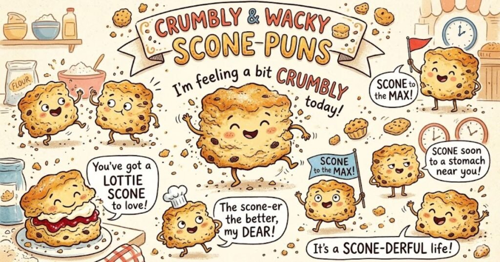 Crumbly and Wacky Scone Puns