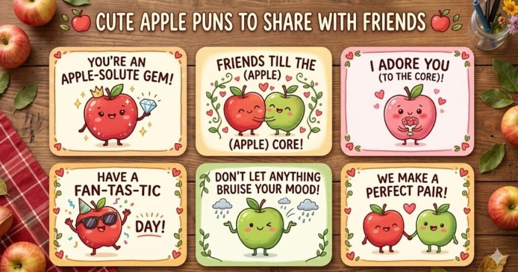 Cute Apple Puns to Share With Friends