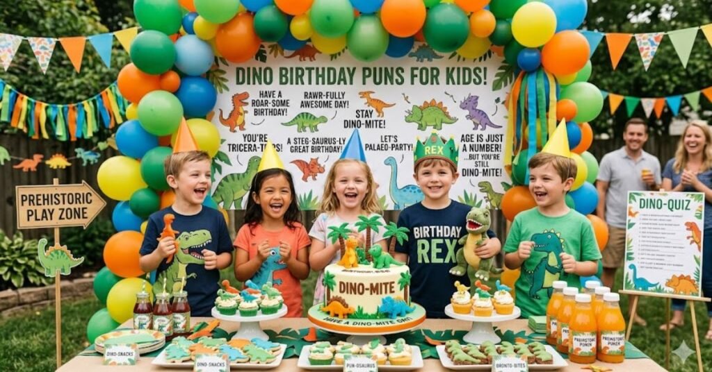 Dino Birthday Puns for Kids