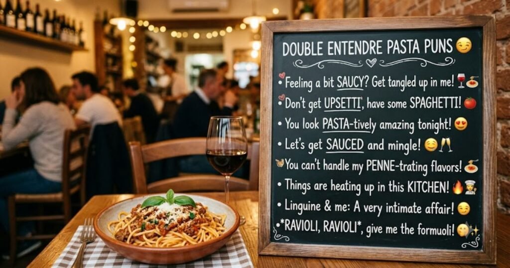Double Entendre Pasta Puns 😏