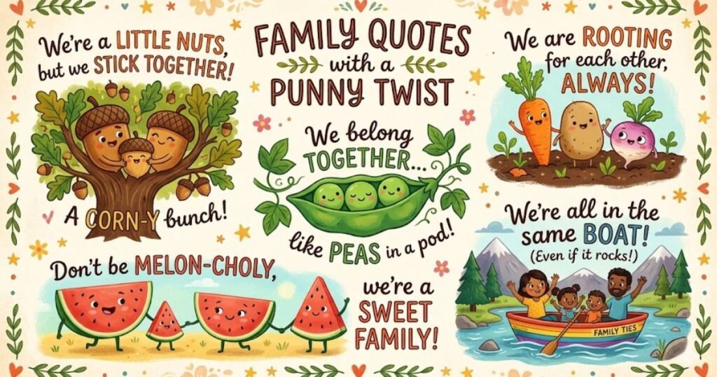Family Quotes with a Punny Twist