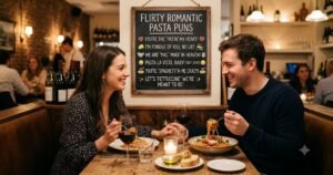 Flirty Romantic Pasta Puns