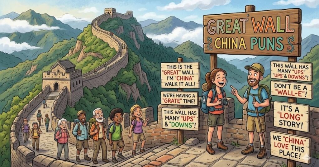 Great Wall China Puns