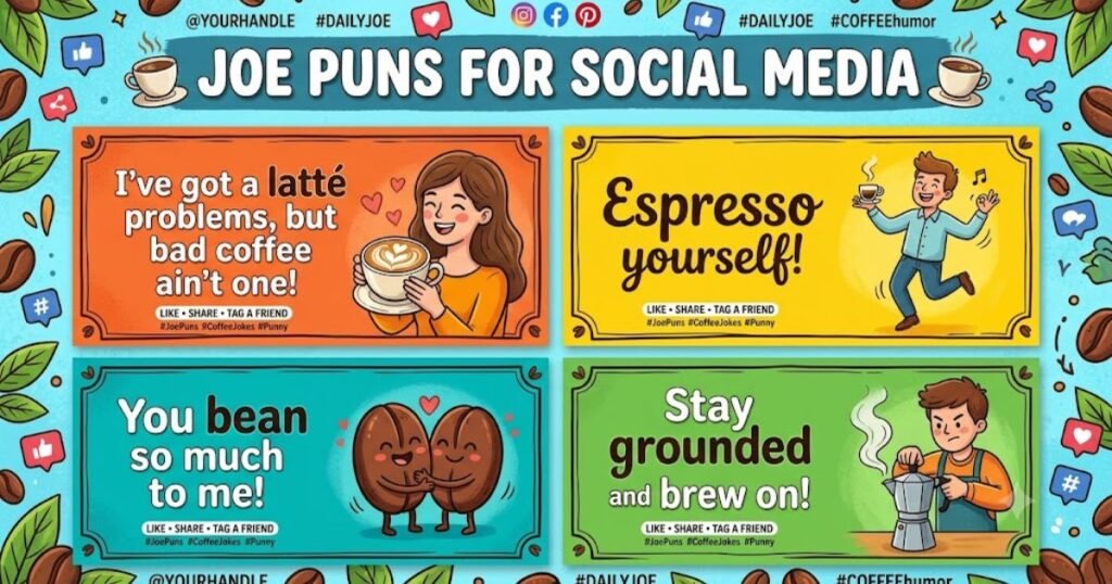 Joe Puns for Social Media