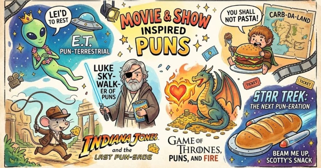 Movie & Show Inspired Puns 🎬
