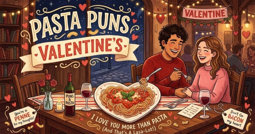 Pasta Puns Valentine’s
