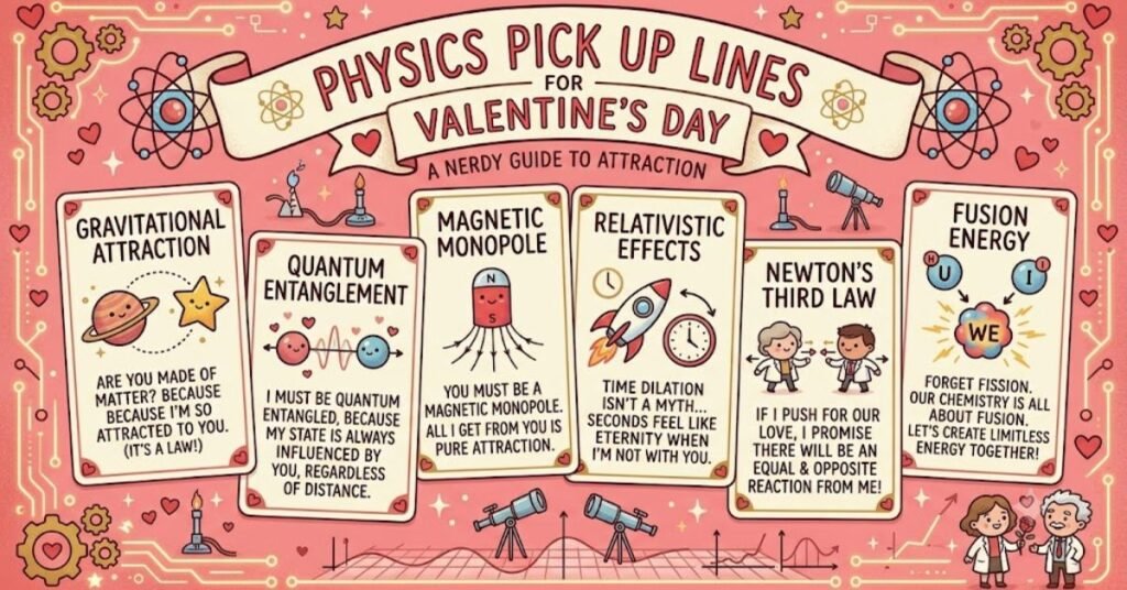 Physics Pick Up Lines for Valentine’s Day